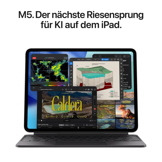 Apple iPad Pro 13" 2025 Wi-Fi + Cellular 2TB Space Schwarz Nanotexturglas ME8M4TY/A – Bild 4