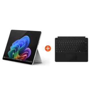 Microsoft Surface Pro (11. Edition) Copilot+ PC 13" 2in1 Platin 5G Snapdragon® X Plus 16GB/256GB SSD Win11 EP2-08261 ohne Netzteil inkl. Keyboard mit Copilot-Taste schwarz