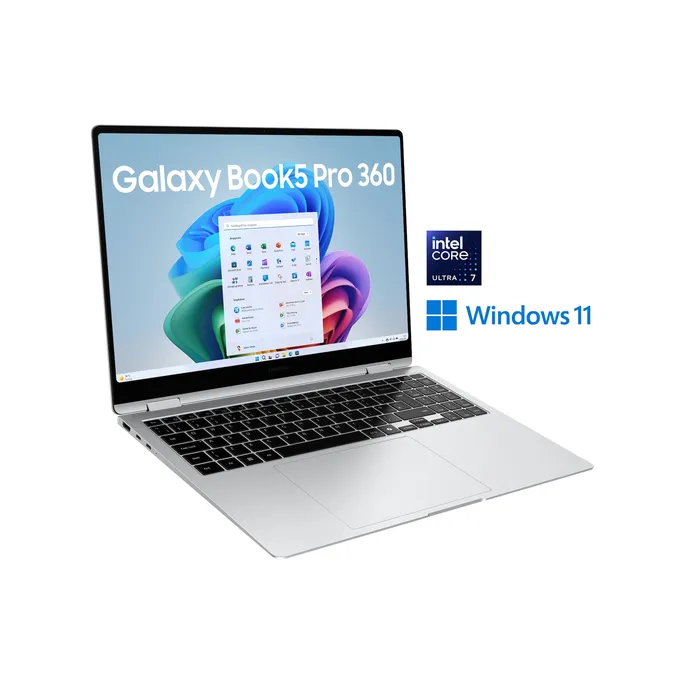 SAMSUNG Galaxy Book5 Pro 360 16" Platin AMOLED Ultra 7 258V 32GB/1TB SSD Win11 Copilot+PC – Bild 2