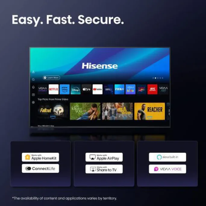 Hisense 50U7Q 126cm 50" UHD Mini LED Smart TV Fernseher – Bild 4