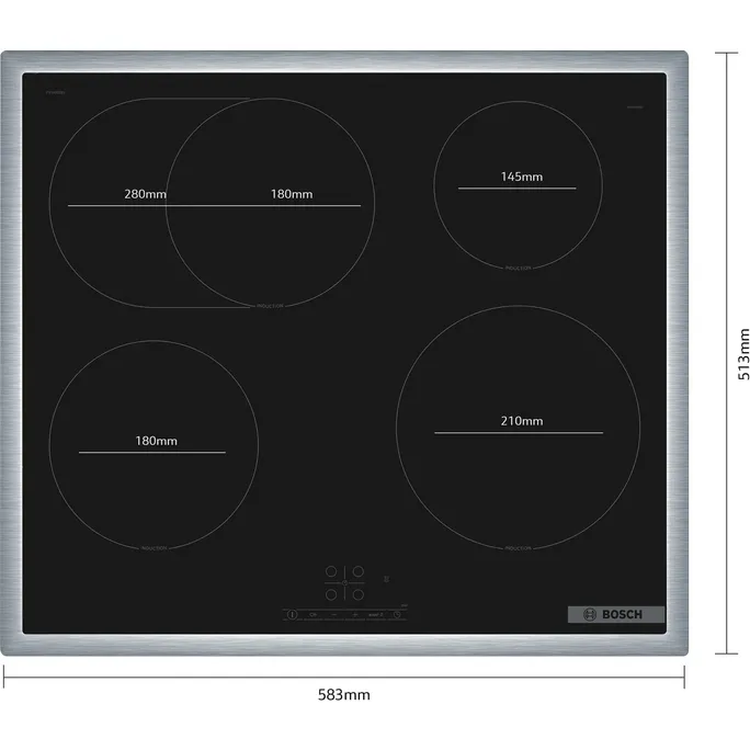 Bosch PIF64RBB5E Serie 4 Induktionskochfeld 60 cm Schwarz – Bild 5