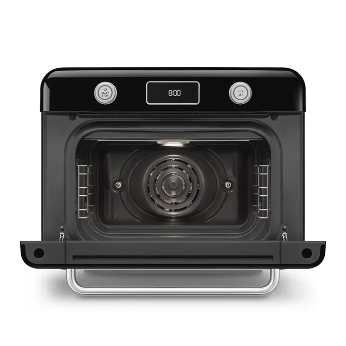 Smeg 50's Style Kombi-Tisch-Dampfbackofen Schwarz – Bild 4