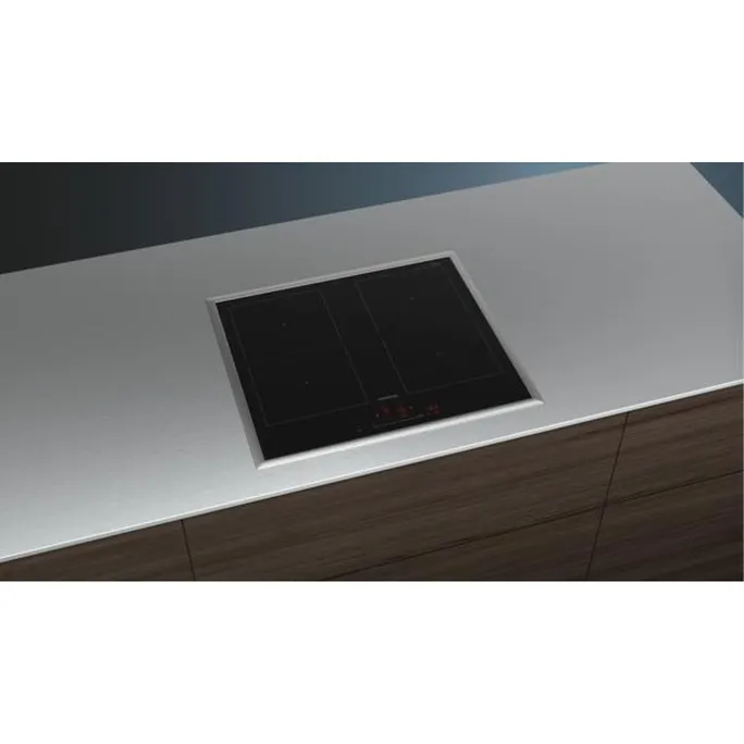 Siemens ED645HQC1E iQ500 Induktionskochfeld 60 cm Schwarz, Mit Rahmen aufliegend – Bild 3