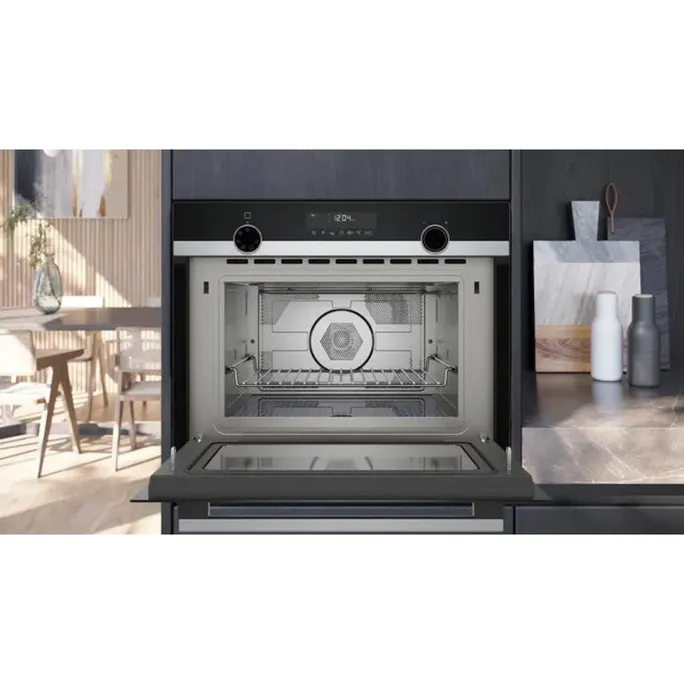 Siemens CM585AGS1 iQ500 Einbau-Mikrowelle schwarz/edelstahl – Bild 4