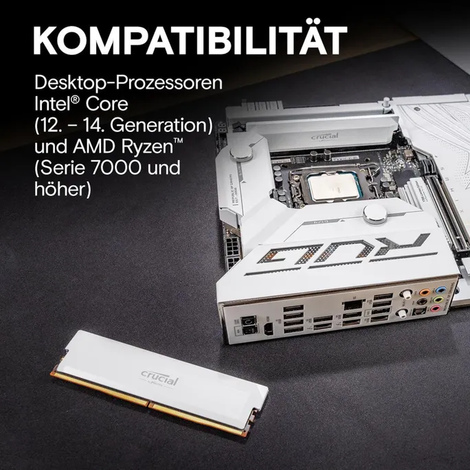 32GB (2x16GB) Crucial DDR5-6400 CL38 Pro Overclocking RAM Arbeitsspeicher Kit – Bild 3
