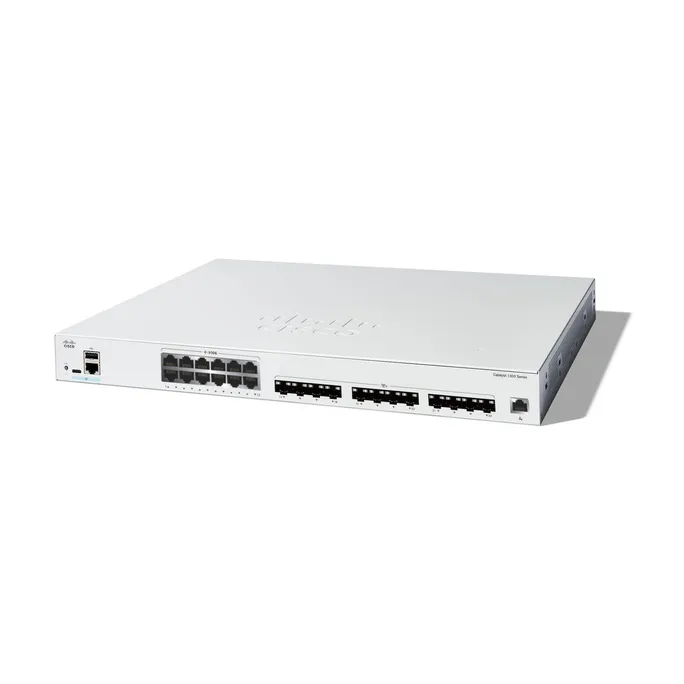 Cisco Catalyst C1300-24XTS Rackmount 10G Managed Stack Switch 12x RJ-45, 12x SFP+