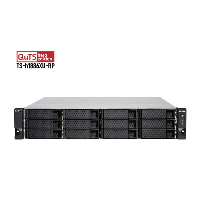 QNAP TS-h1886XU-RP-R2-D1622-32G NAS System 12+6-Bay – Bild 2