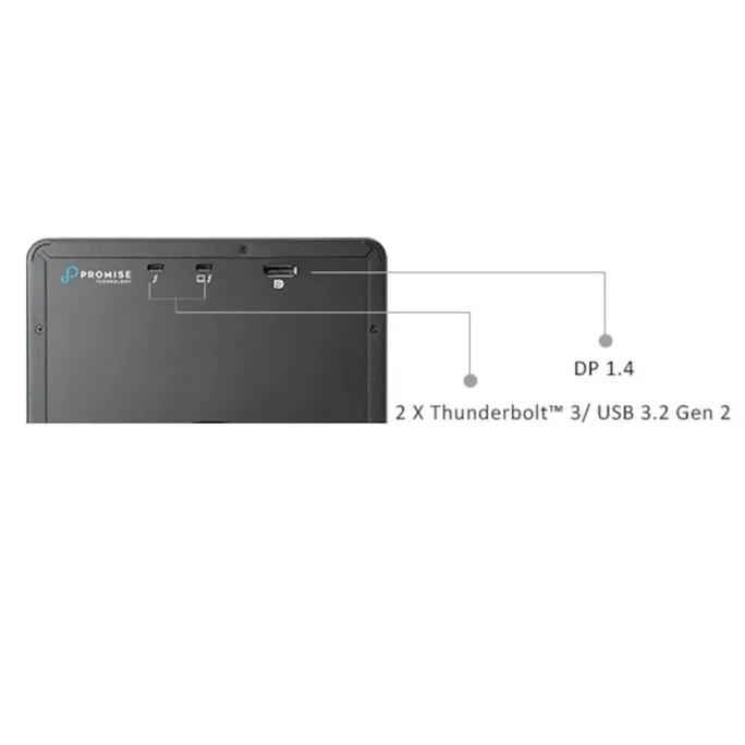 PROMISE Pegasus32 R6 48 TB Thunderbolt 3 RAID – Bild 3