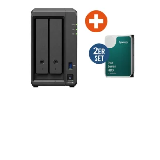 Synology Diskstation DS725+ NAS System 2-Bay 12TB inkl. 2x 6 TB Synology HDD HAT3300-6T