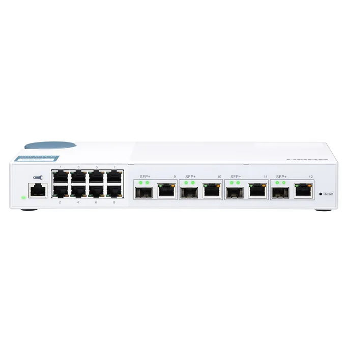 QNAP QSW-M408-4C 8 Port Desktop Switch Web Managed 1G/4xCombo 10G SFP+ – Bild 2