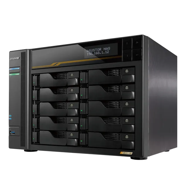 ASUSTOR AS6810T Gen3 Lockerstor 10 NAS System 10-bay – Bild 2
