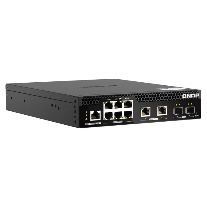QNAP QSW-M2106PR-2S2T Rackmount 10GbE und 2,5GbE Web Managed Switch – Bild 5