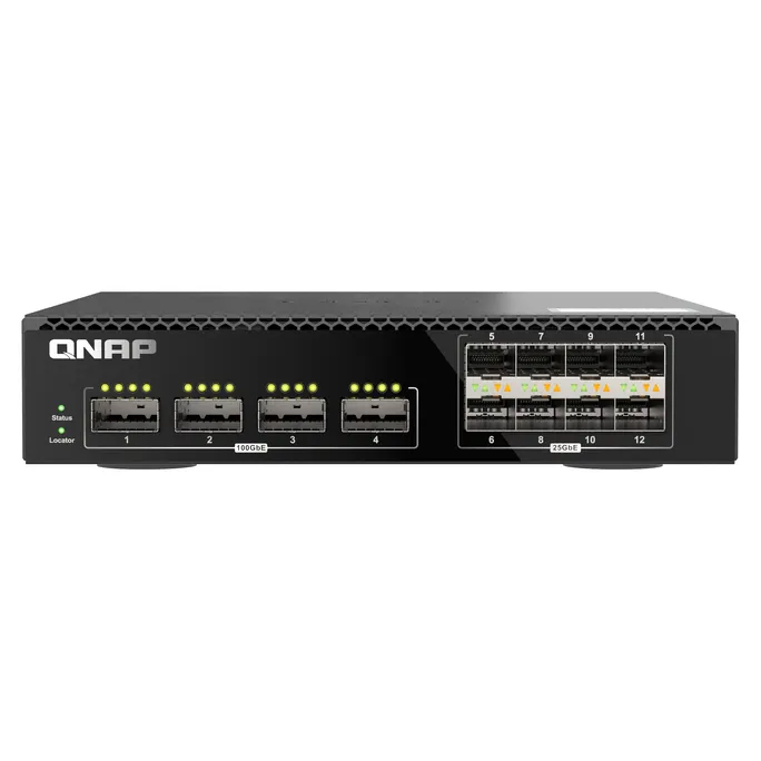 QNAP QSW-M7308R-4X 100 und 25 GbE Switch Managed 12-Port – Bild 4