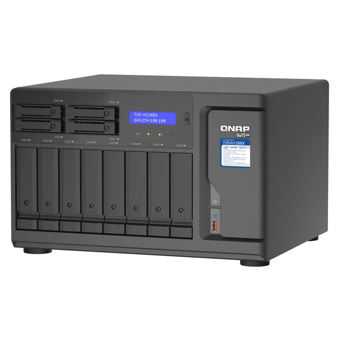 QNAP TVS-h1288X-W1250-16G NAS System 12-Bay – Bild 3
