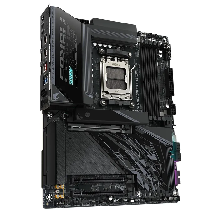 GIGABYTE X870E AORUS ELITE X3D WIFI7 ATX Mainboard Sockel AM5 HDMI – Bild 3