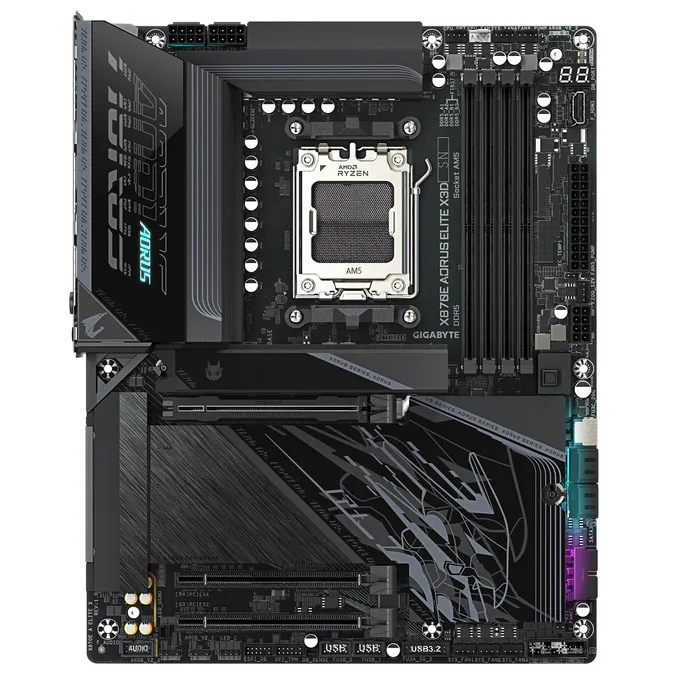 GIGABYTE X870E AORUS ELITE X3D WIFI7 ATX Mainboard Sockel AM5 HDMI – Bild 4