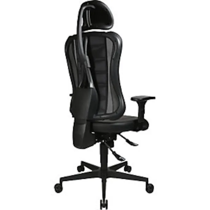 Topstar Bürodrehstuhl SITNESS RS, inkl. Kopfstütze und Armlehnen, schwarz – Bild 2