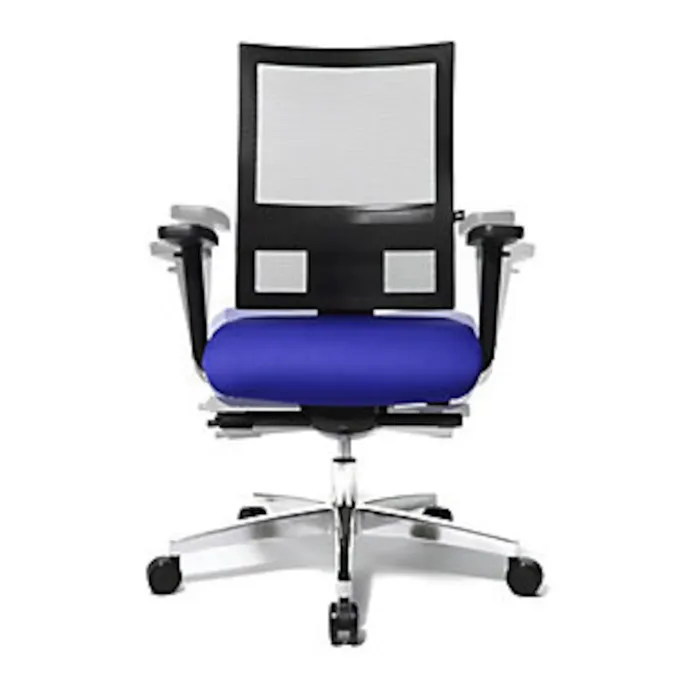 Topstar Bürodrehstuhl SITNESS 60, atmungsaktive Rückenlehne, blau/schwarz – Bild 2