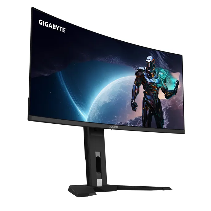 GIGABYTE MO34WQC2 34 Zoll UWQHD DualMode Curved QD-OLED 21:9 240 Hz Gaming Monitor – Bild 2