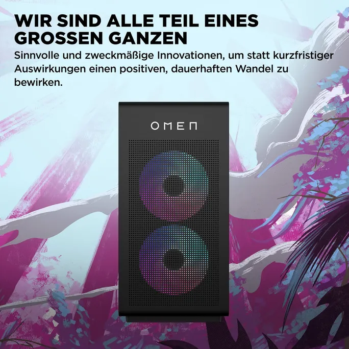 HP OMEN GT16-1470ng 35L Gaming Desktop Ryzen™ 7 9800X3D 32GB/1TB SSD RTX 5070 Win11 – Bild 5