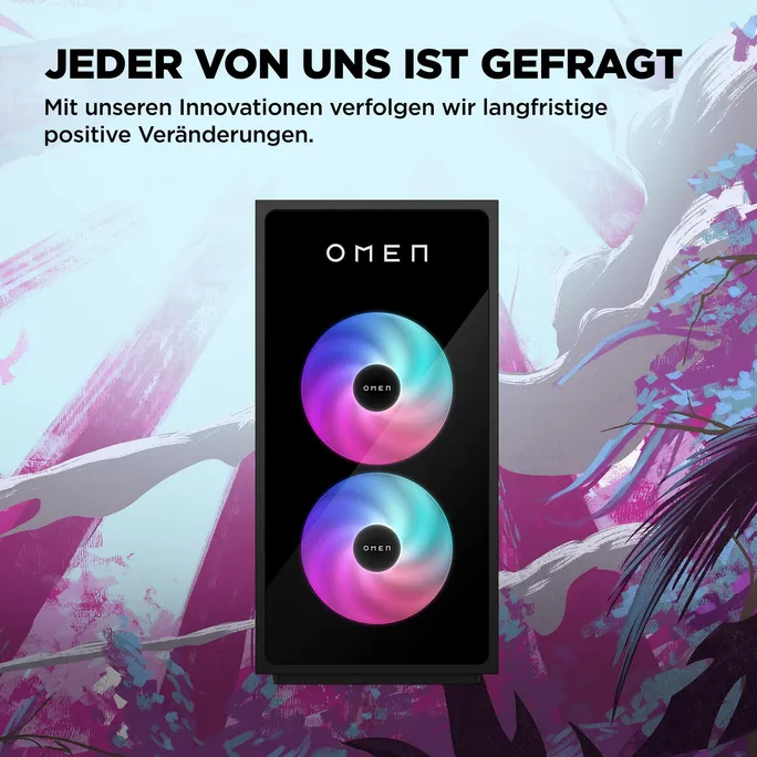 HP OMEN GT16-0478ng 35L Gaming Desktop Ryzen 7 8700F 32GB/1TB SSD RTX 4060 Win11 – Bild 4