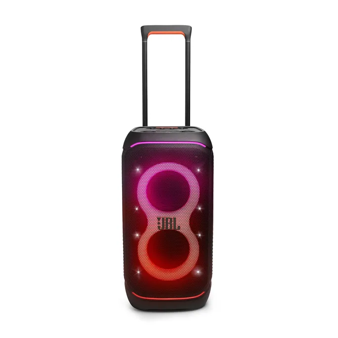 JBL PartyBox STAGE 320 Bluetooth-Lautsprecher schwarz mit Akku und Lichteffekten – Bild 2