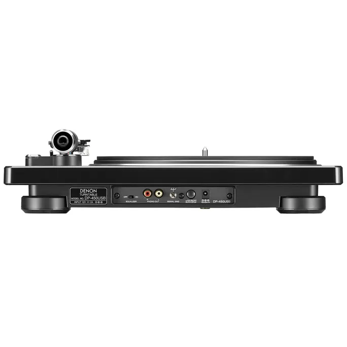 Denon DP-450USB Plattenspieler mit Riemenantrieb schwarz – Bild 3